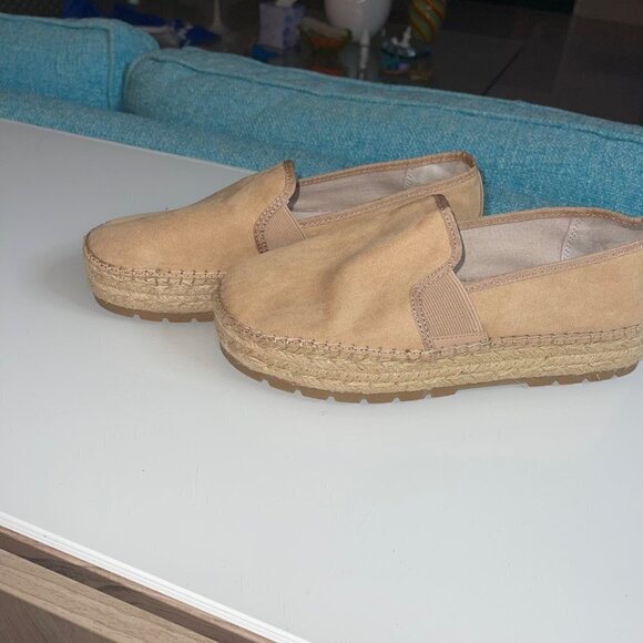 Circus By Sam Edelman Women Cora Loafers Size 8.5 Camel Manmade Elastic Slip On - Picture 5 of 15